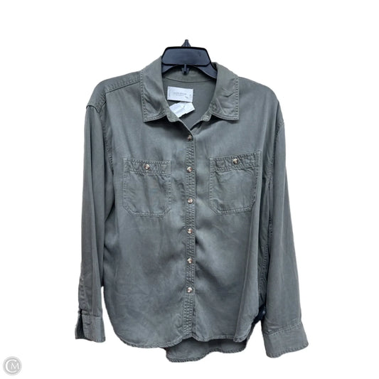 Top Long Sleeve By Lucky Brand In Green, Size: S