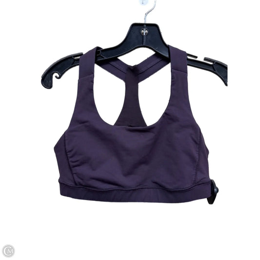 Athletic Bra By Lululemon In Purple, Size: 8