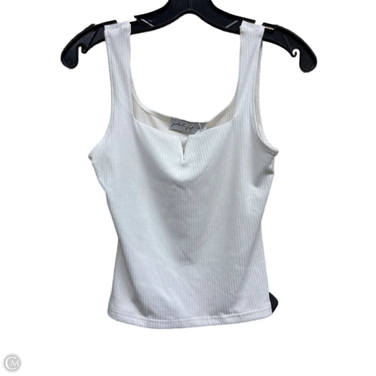 Top Sleeveless By Clothes Mentor In White, Size: S