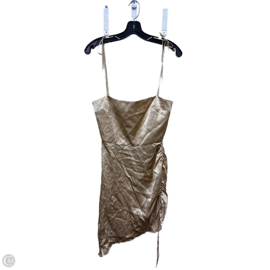 Dress Casual Short By Amanda Uprichard In Gold, Size: Xs