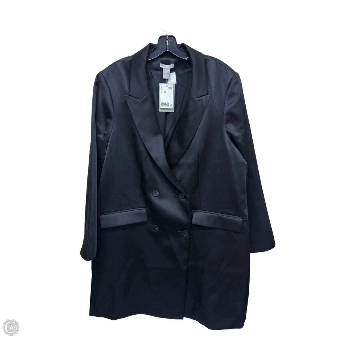Blazer By H&m In Black, Size: Xxl