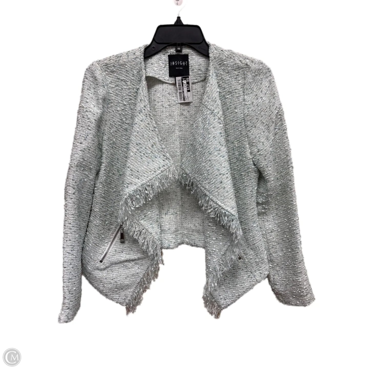 Blazer By Clothes Mentor In Teal, Size: S