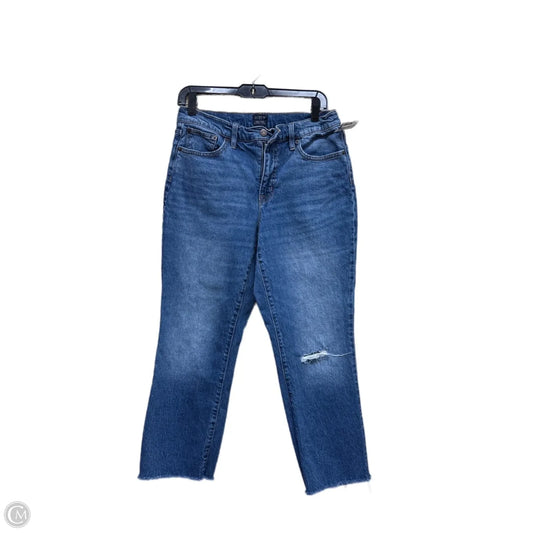 Jeans Straight By J. Crew In Blue Denim, Size: 8