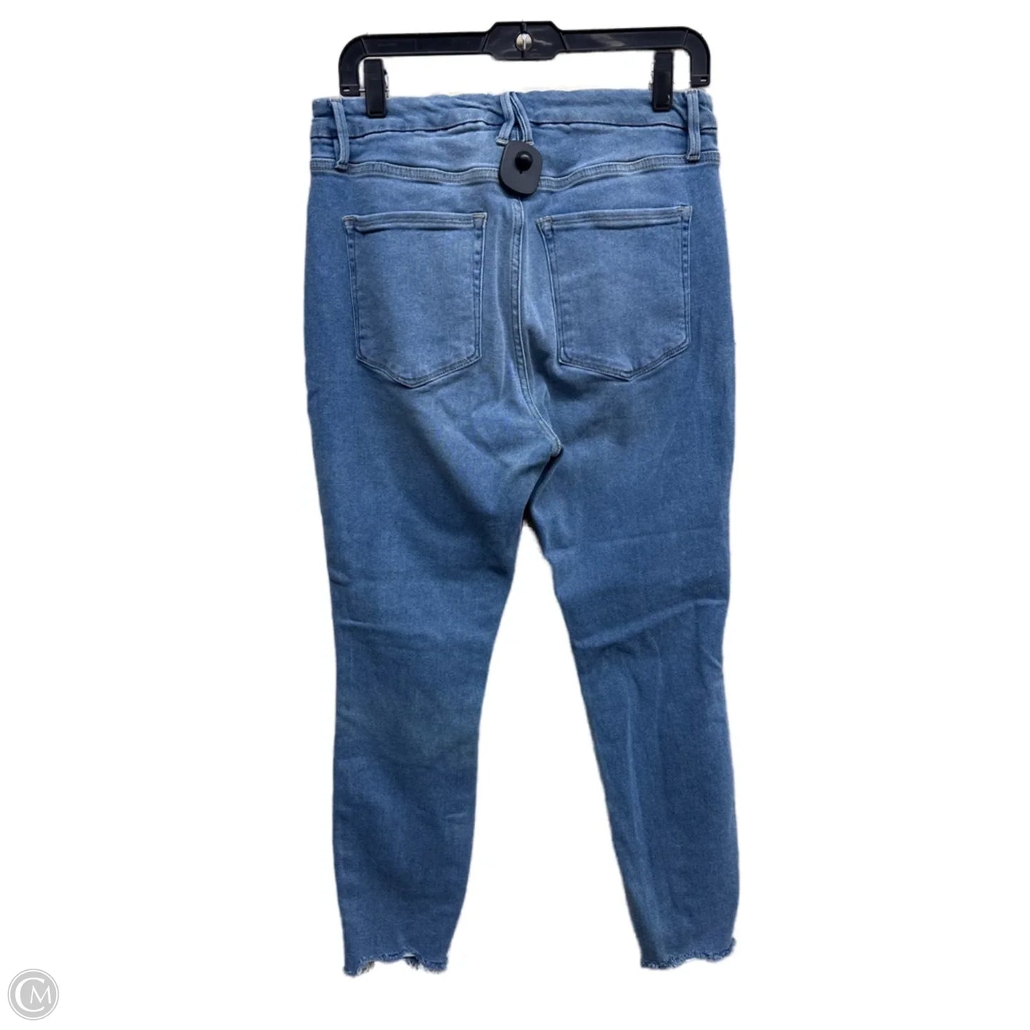 Jeans Skinny By Good American In Blue Denim, Size: 14