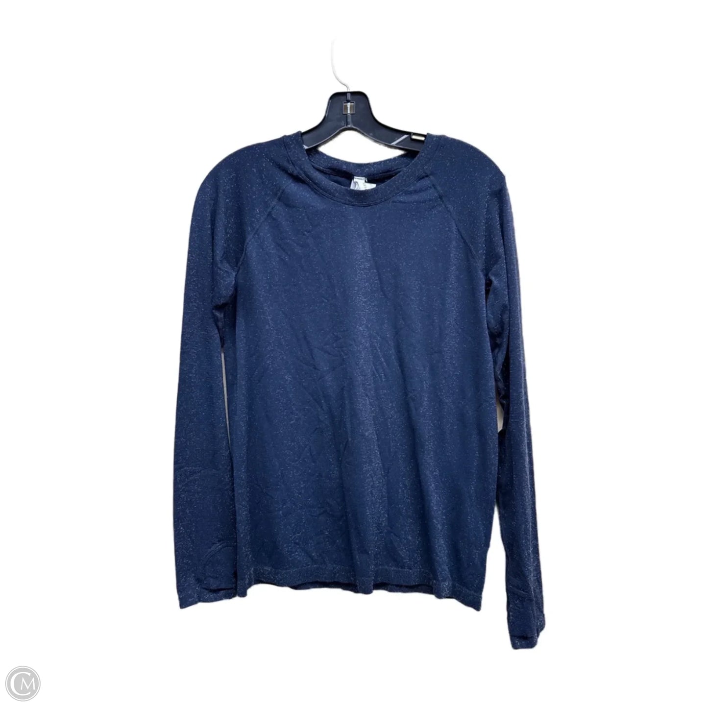 Athletic Top Long Sleeve Crewneck By Athleta In Blue, Size: L