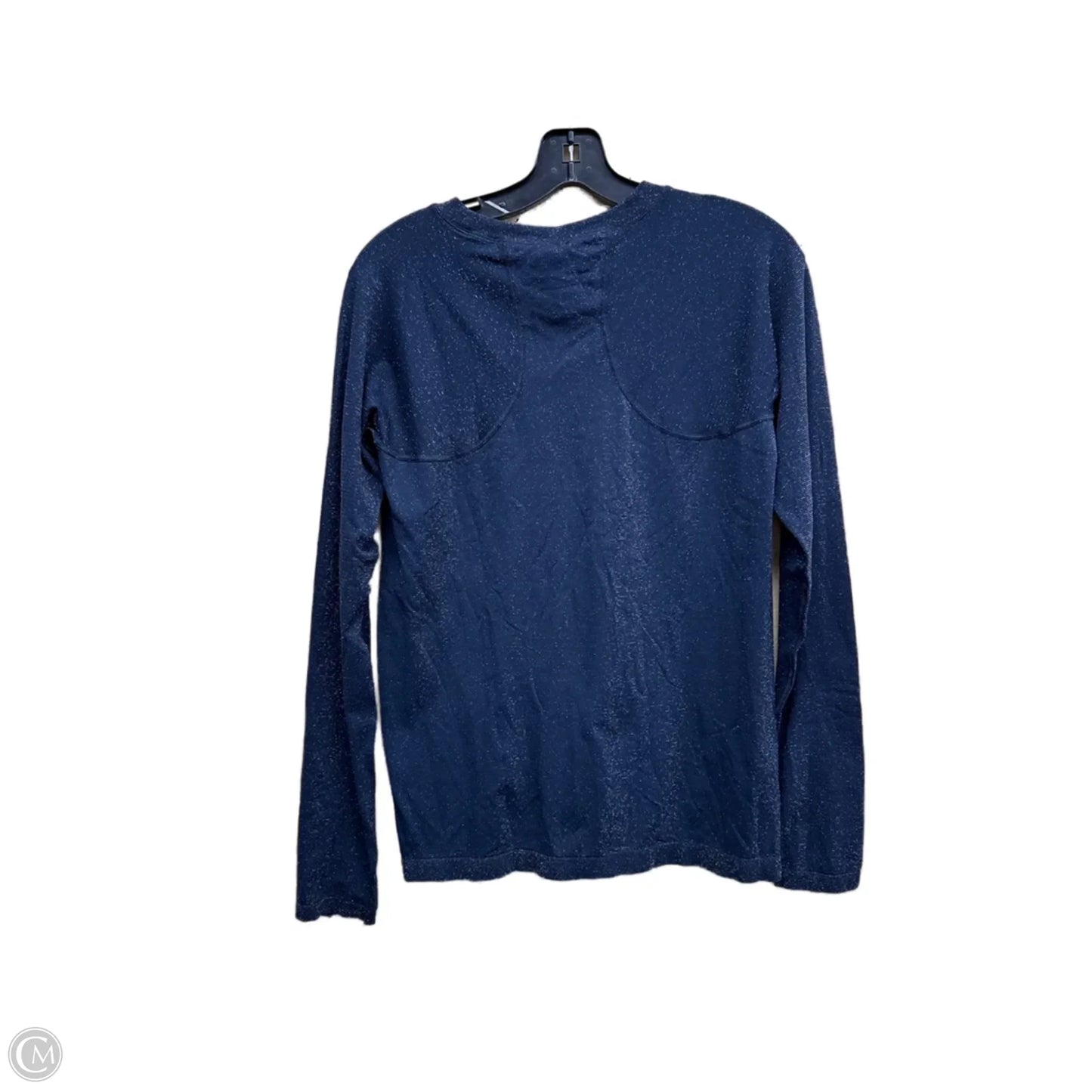 Athletic Top Long Sleeve Crewneck By Athleta In Blue, Size: L