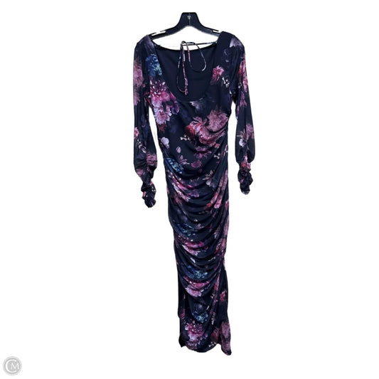 Dress Casual Maxi By Express In Floral Print, Size: M