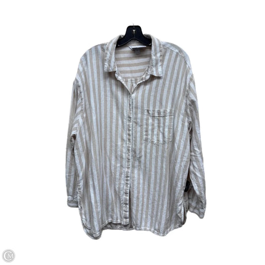 Top Long Sleeve By Old Navy In Striped Pattern, Size: Xl