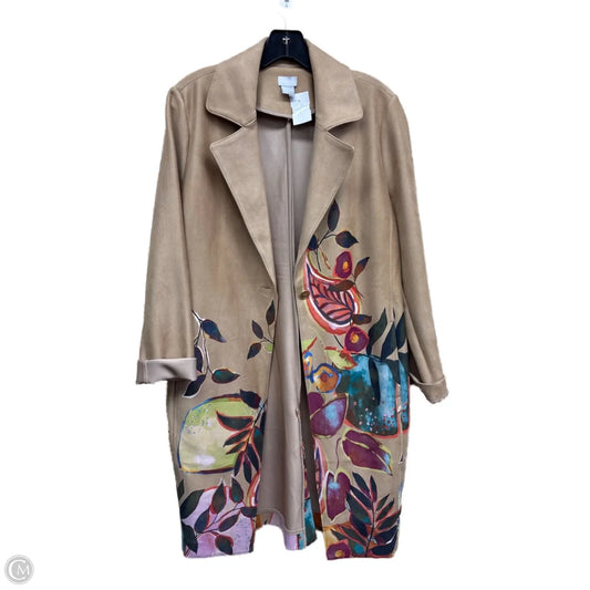 Jacket Other By Chicos In Multi-colored, Size: S