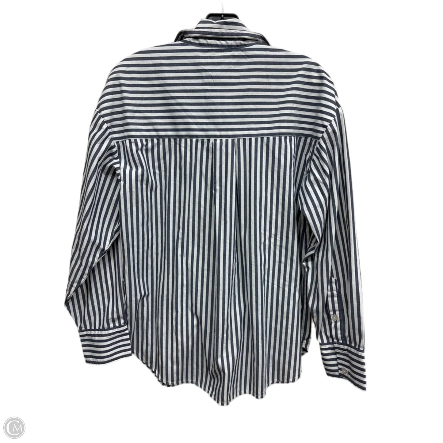 Top Long Sleeve By Abercrombie And Fitch In Striped Pattern, Size: Xs