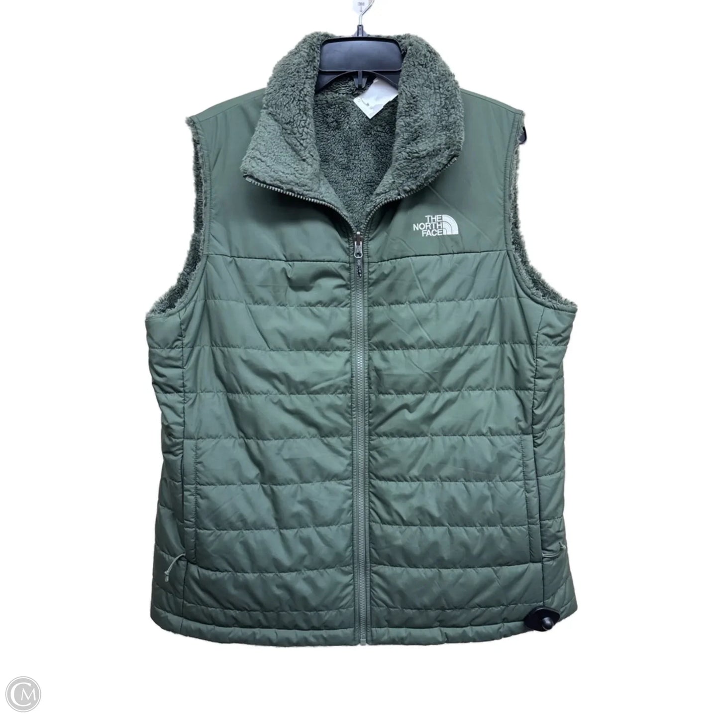 Vest Puffer & Quilted By The North Face In Green, Size: Xl