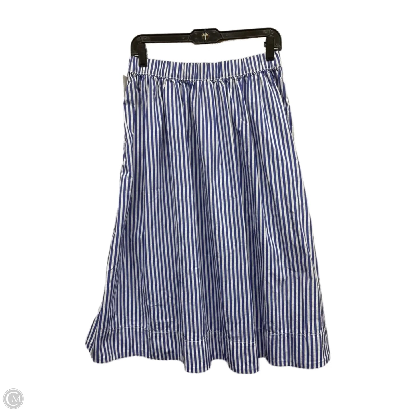 Skirt Midi By St Johns Bay In Striped Pattern, Size: M