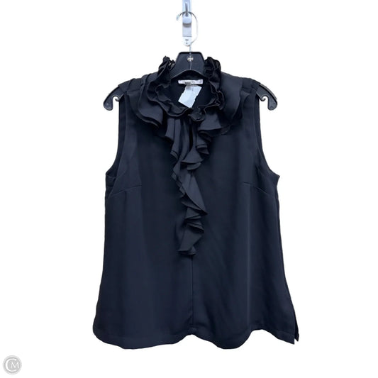 Top Sleeveless By Chicos In Black, Size: M