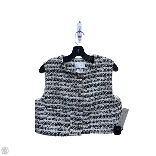 Top Sleeveless By Mable In Black & White, Size: S