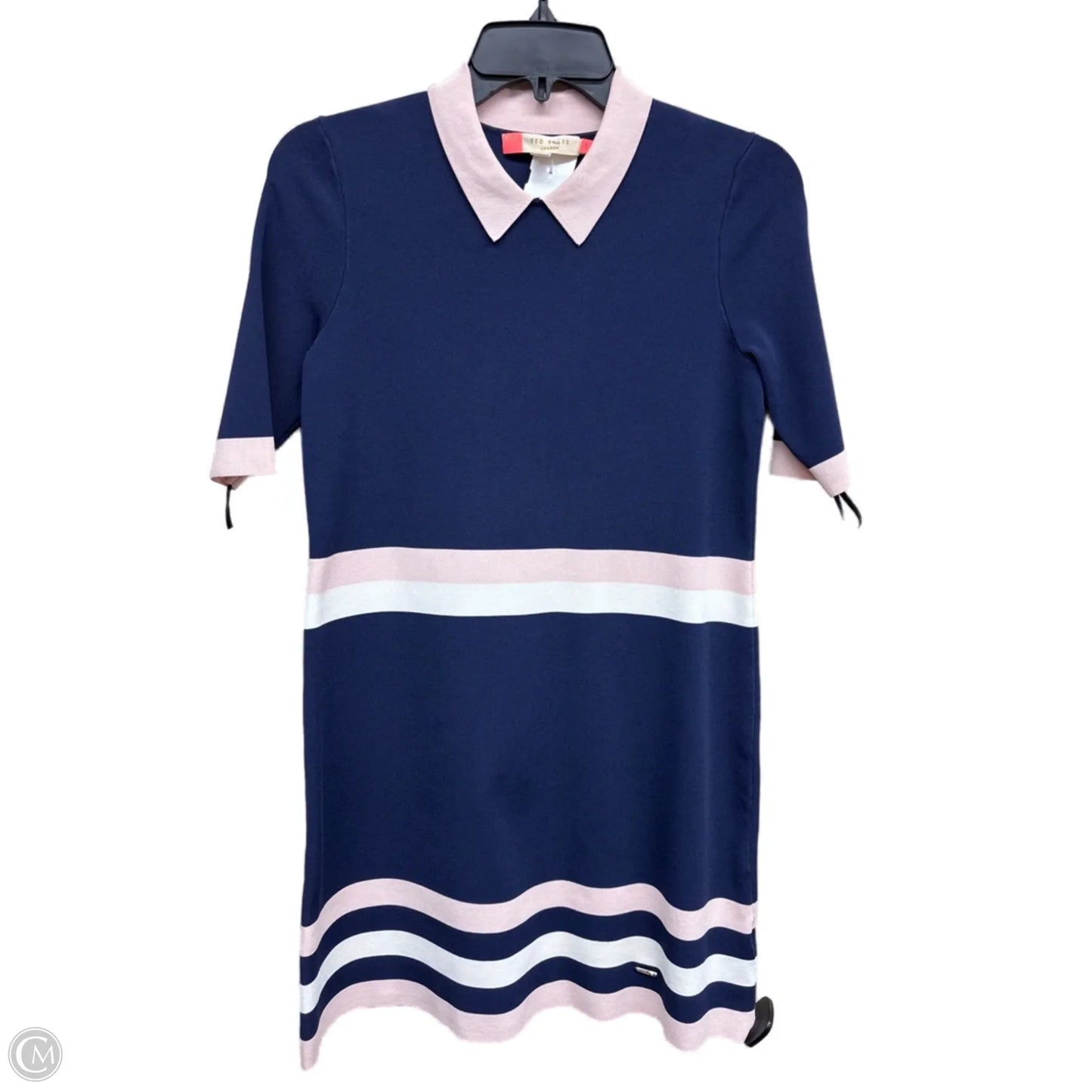 Dress Casual Short By Ted Baker In Blue, Size: S