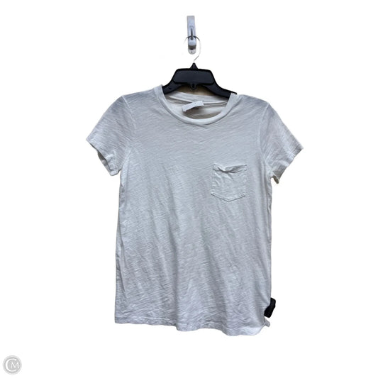 Top Short Sleeve By Madewell In White, Size: S