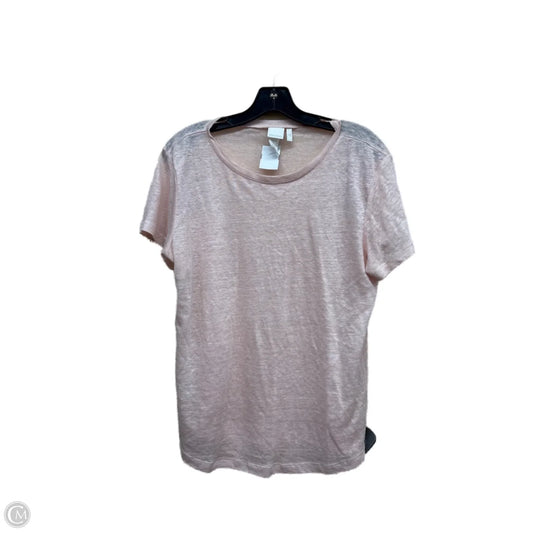 Top Short Sleeve By H&m In Pink, Size: S