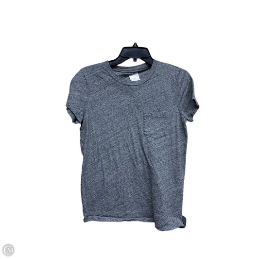 Top Short Sleeve By Madewell In Grey, Size: S