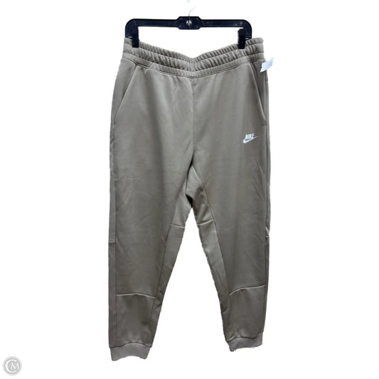 Athletic Pants By Nike In Brown, Size: L