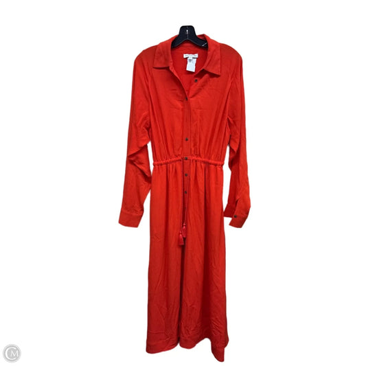 Dress Casual Maxi By Banana Republic In Orange, Size: S