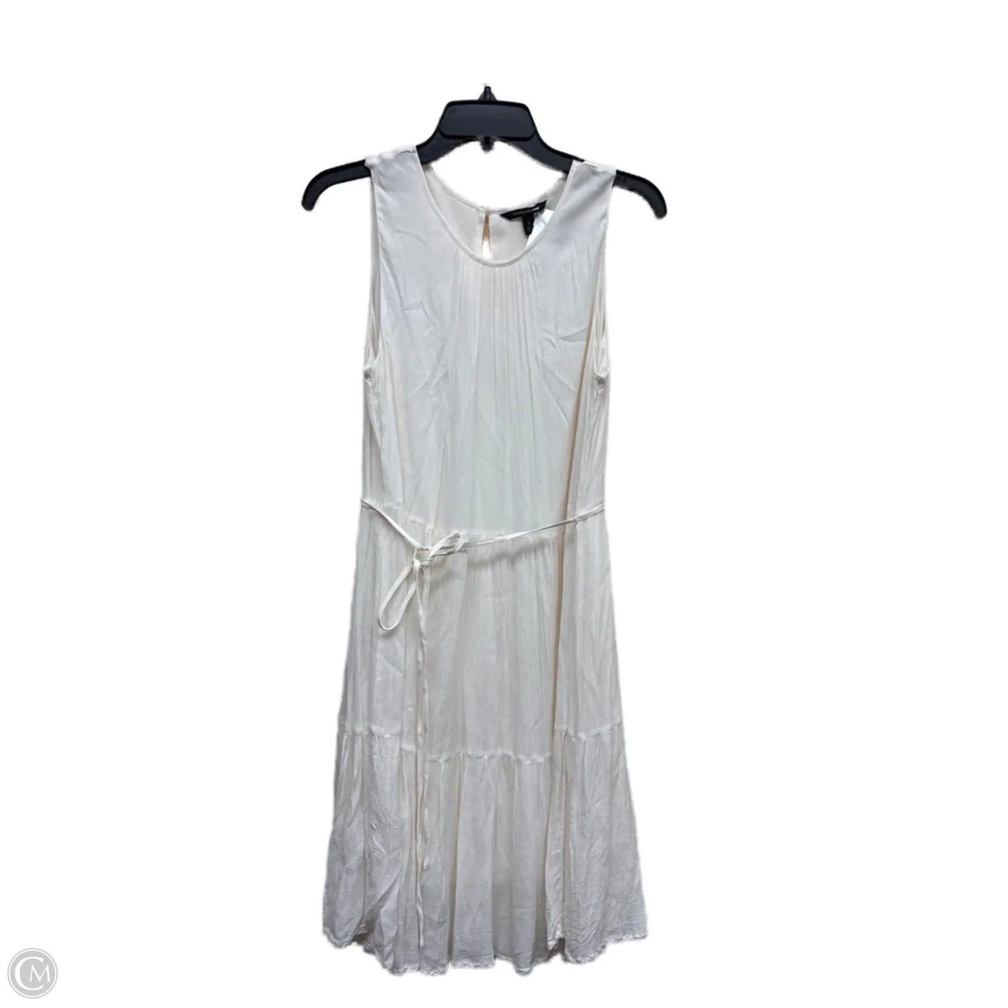 Dress Casual Midi By Banana Republic In White, Size: M