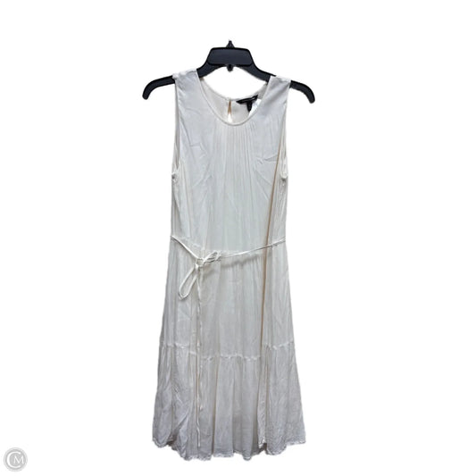 Dress Casual Midi By Banana Republic In White, Size: M