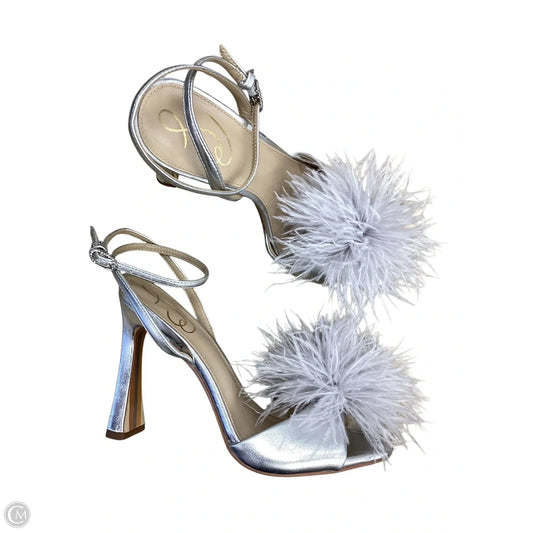 Shoes Heels Stiletto By Sam Edelman In Silver, Size: 7