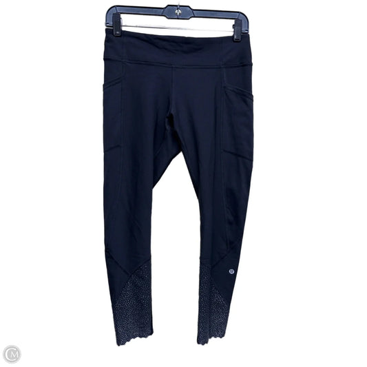Athletic Capris By Lululemon In Black, Size: 8