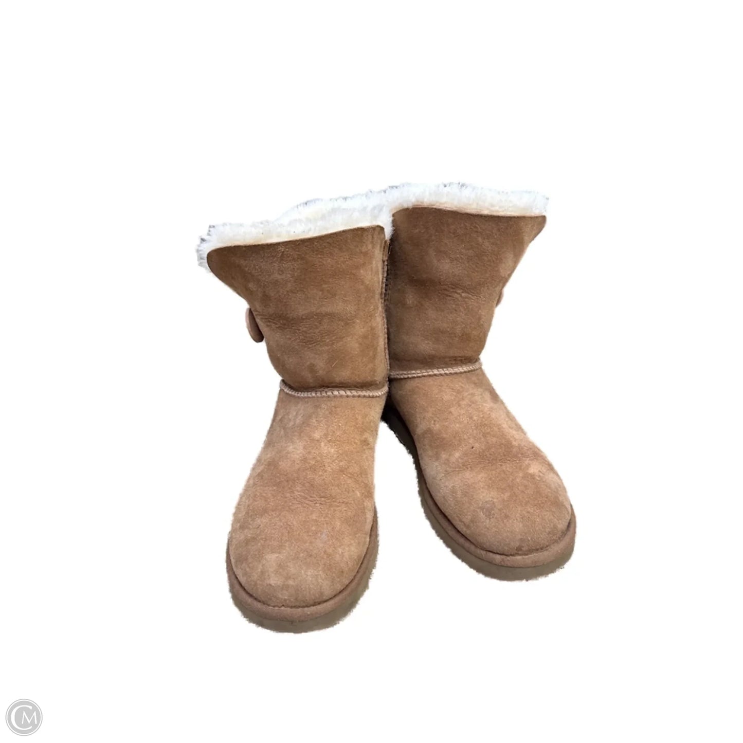 Boots Designer By Ugg In Brown, Size: 8