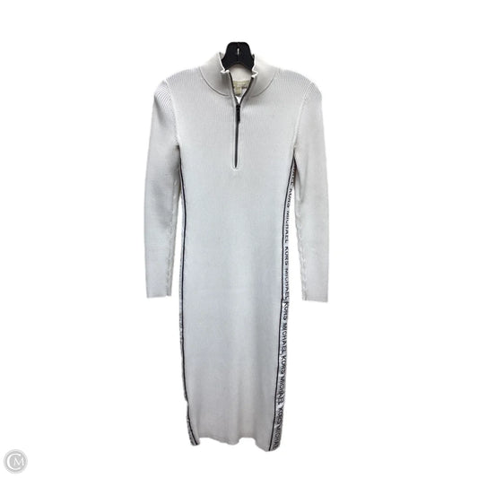 Dress Casual Midi By Michael By Michael Kors In White, Size: S