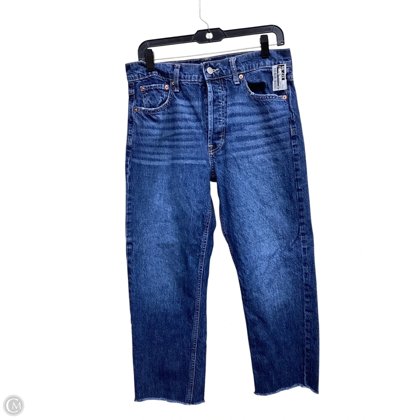 Jeans Straight By Gap In Blue Denim, Size: 6