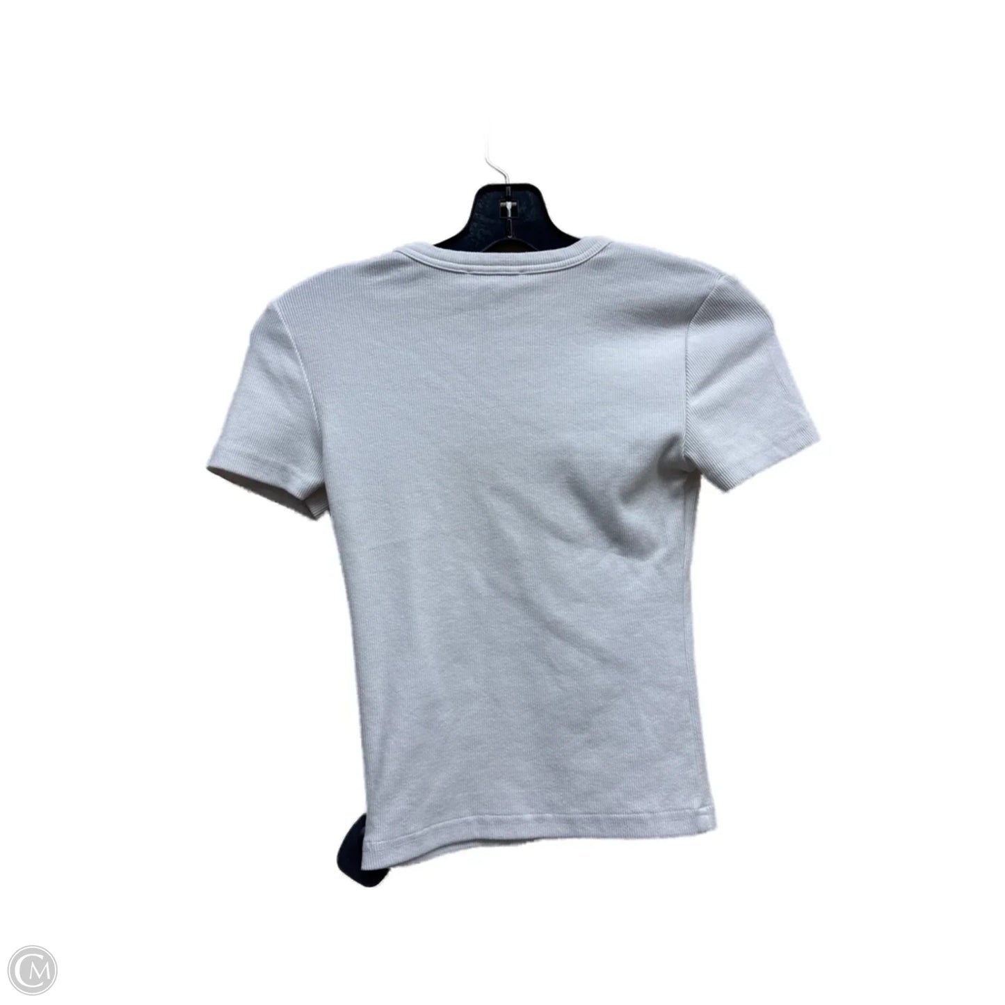 Top Short Sleeve By Zara In White, Size: S