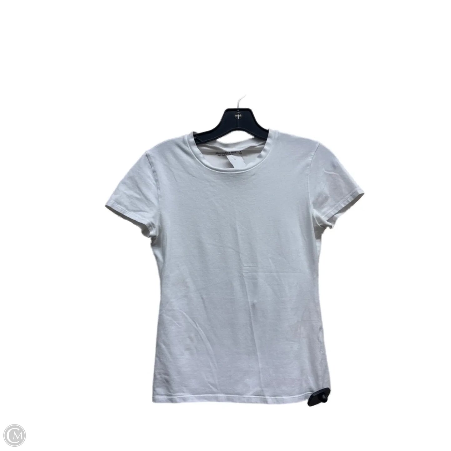 Top Short Sleeve By Abercrombie And Fitch In White, Size: S