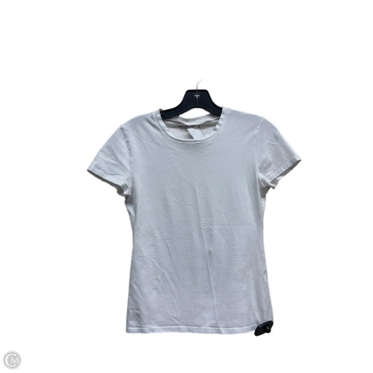 Top Short Sleeve By Abercrombie And Fitch In White, Size: S