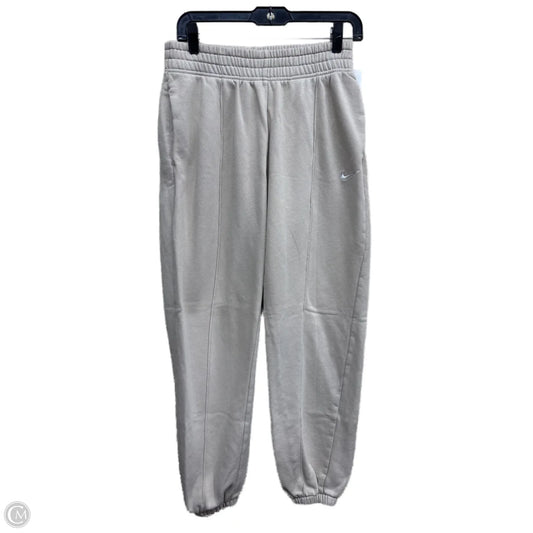 Athletic Pants By Nike In Tan, Size: S