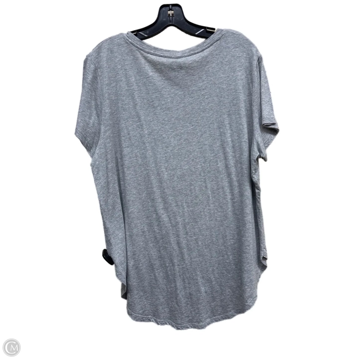 Top Short Sleeve By Disney Store In Grey, Size: Xl