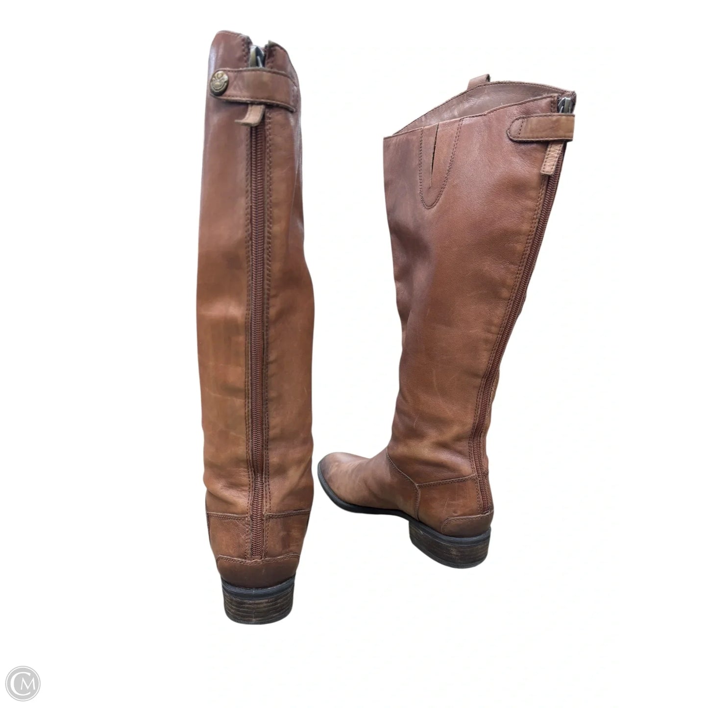Boots Knee Flats By Sam Edelman In Brown, Size: 8