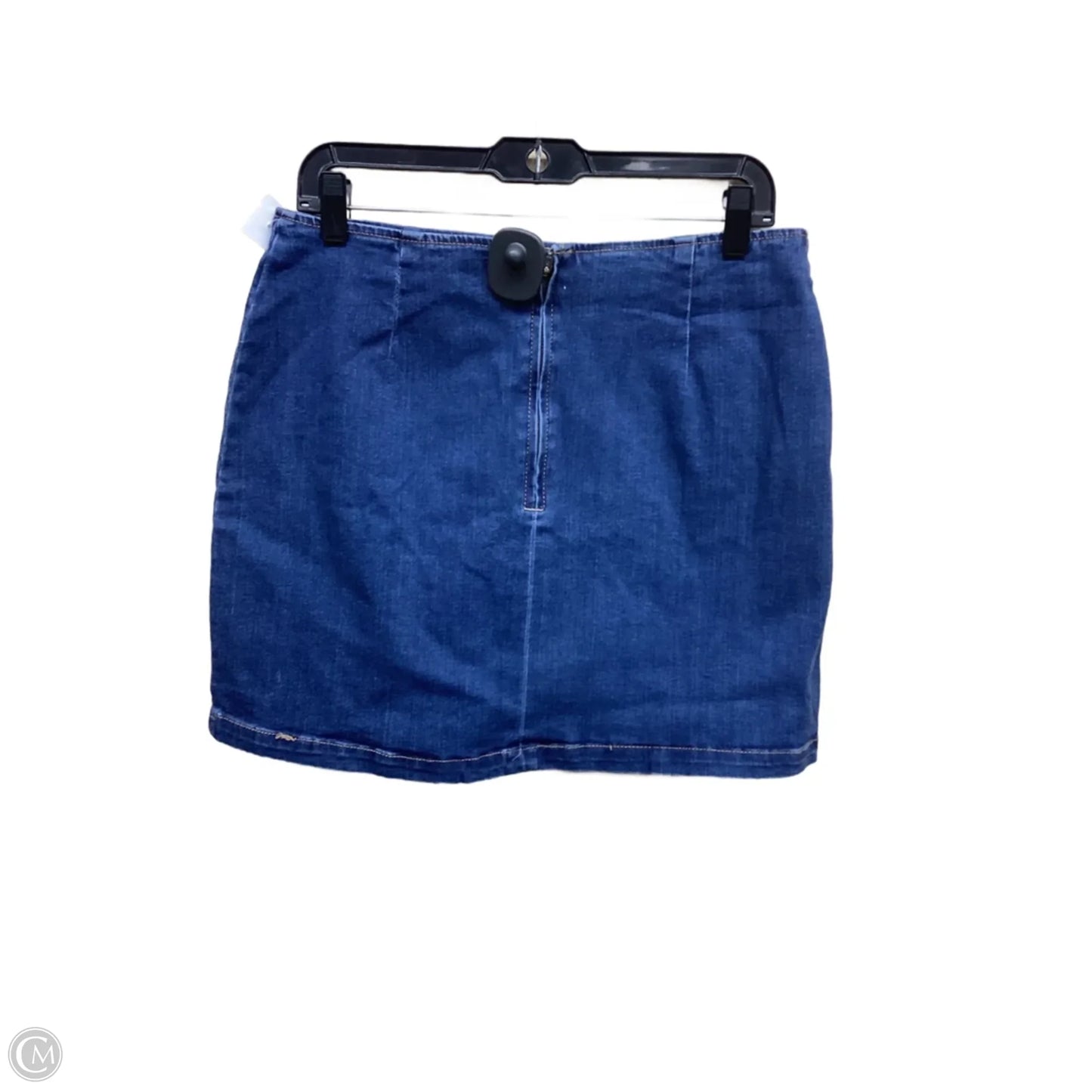 Skirt Mini & Short By Wild Fable In Blue Denim, Size: 12