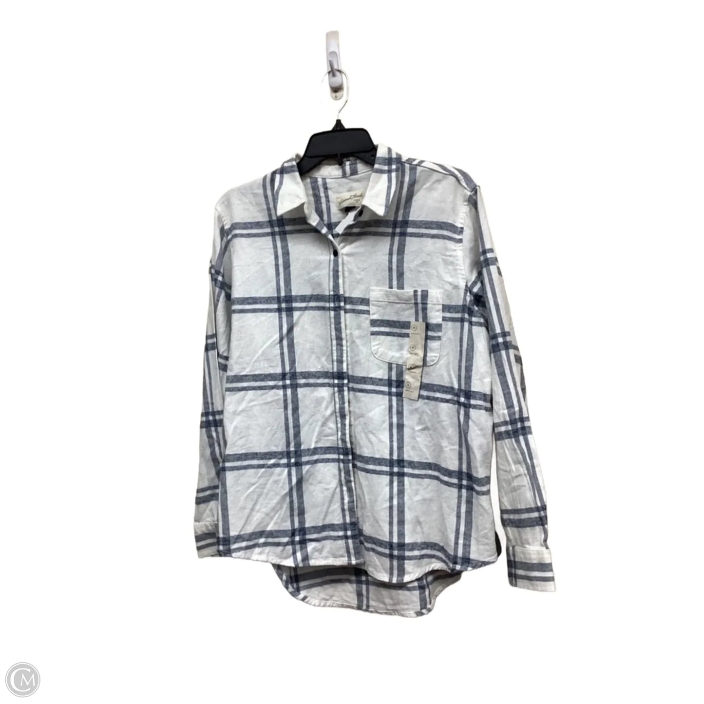 Top Long Sleeve By Universal Thread In White, Size: M