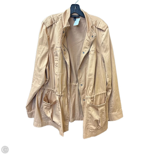 Jacket Other By Lane Bryant In Tan, Size: 2x