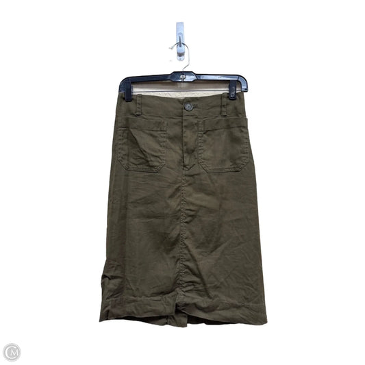 Skirt Mini & Short By Maeve In Green, Size: Xs