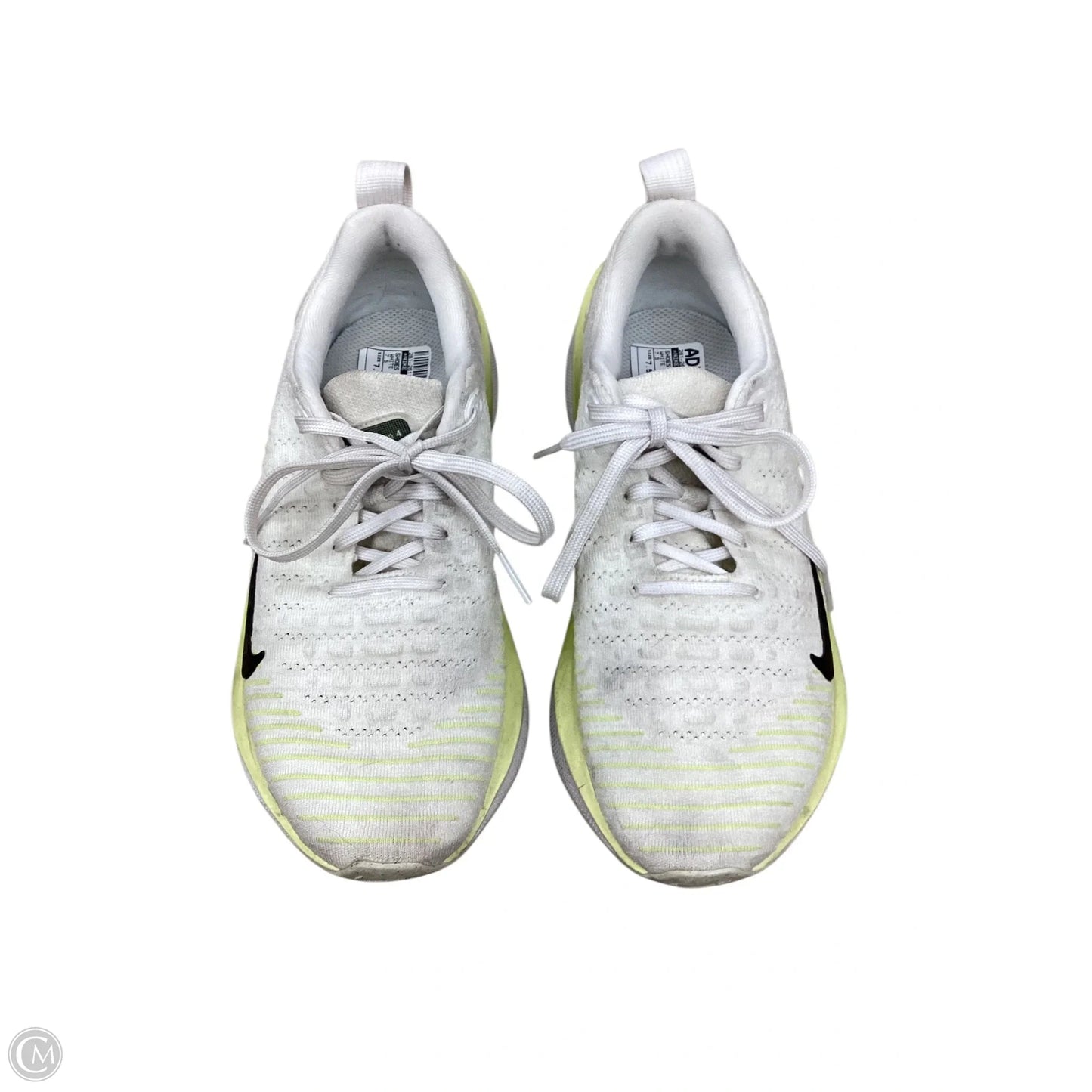 Shoes Athletic By Nike In White, Size: 7.5