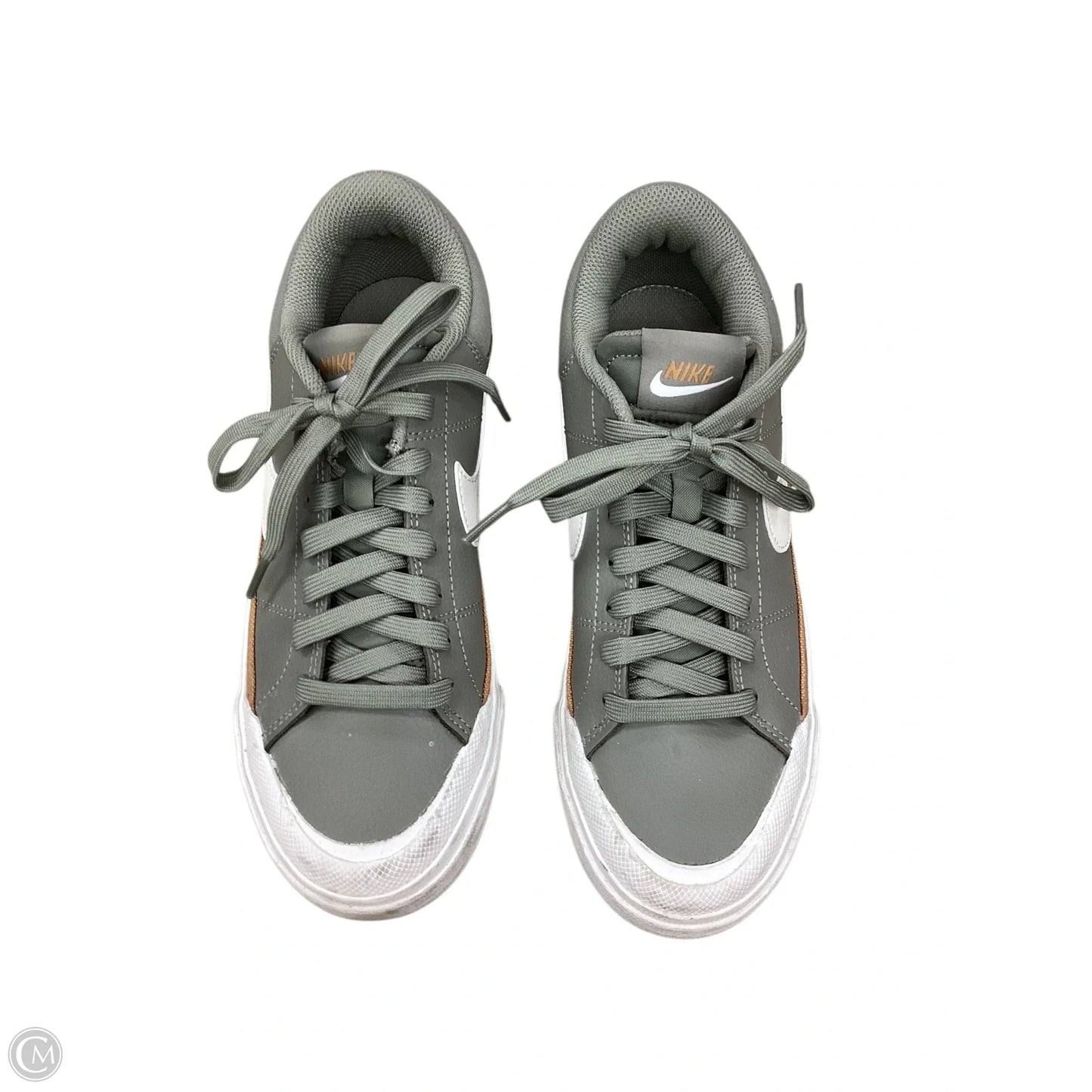 Shoes Sneakers By Nike In Green, Size: 7