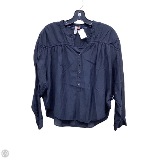 Top Long Sleeve By Pilcro In Black, Size: M