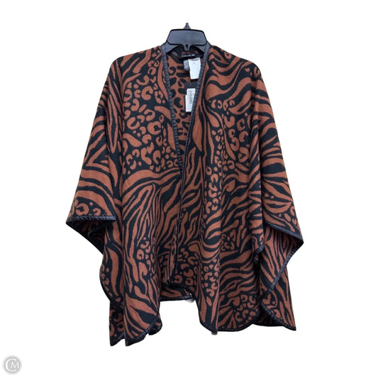 Sweater Cardigan By Clothes Mentor In Animal Print