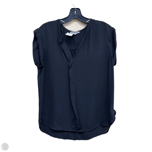 Top Short Sleeve By Pleione In Black, Size: S