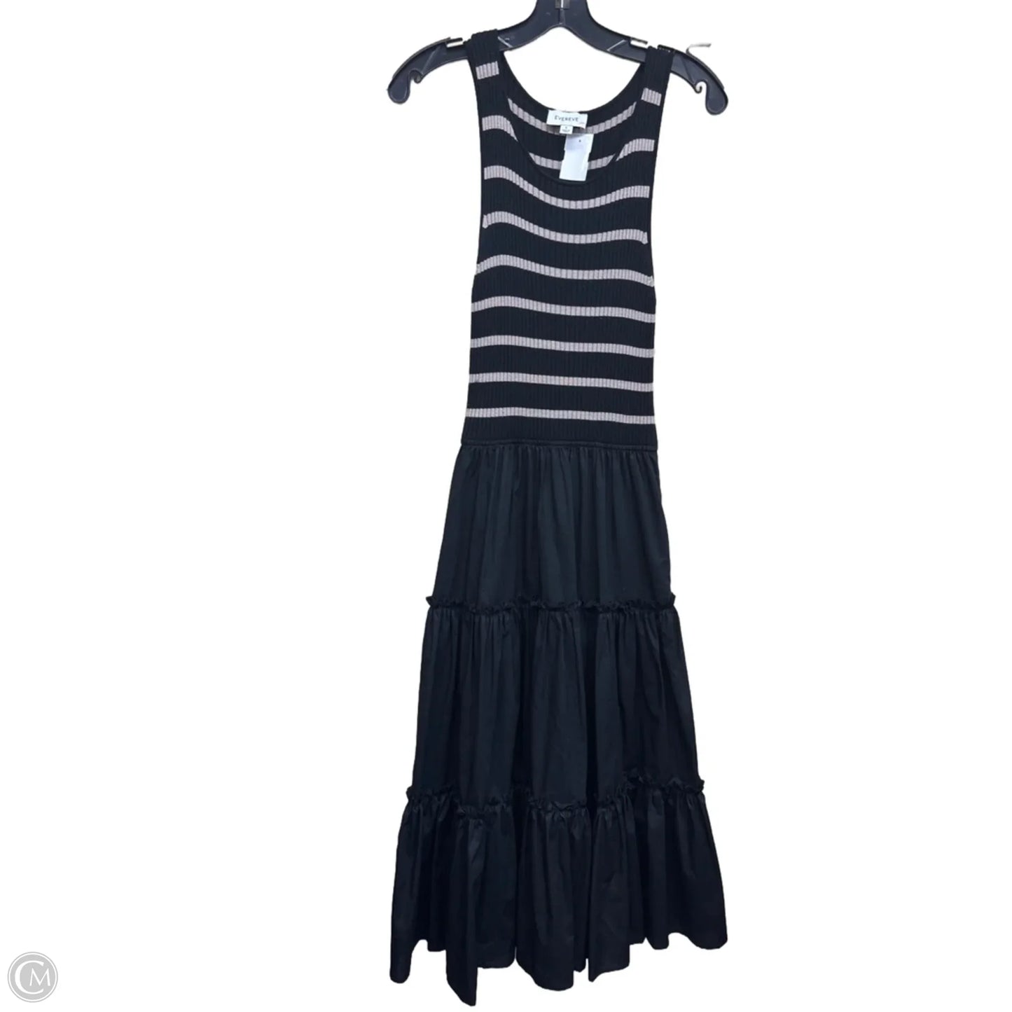 Dress Casual Maxi By Evereve In Striped Pattern, Size: S