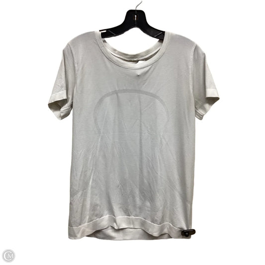 Athletic Top Short Sleeve By Lululemon In White
