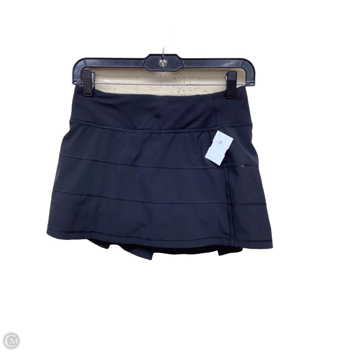Athletic Skort By Lululemon In Black, Size: 4