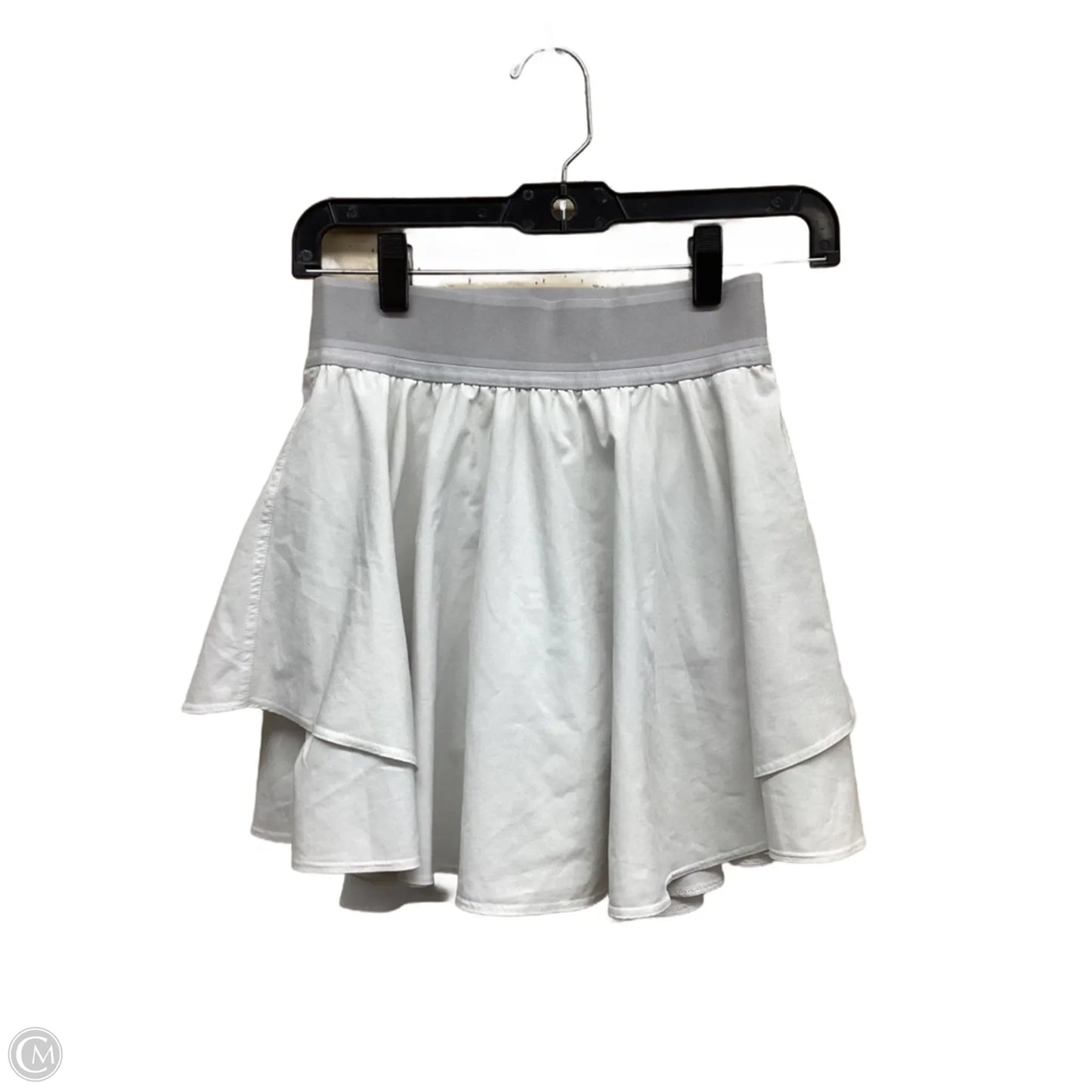 Athletic Skort By Lululemon In White, Size: 4
